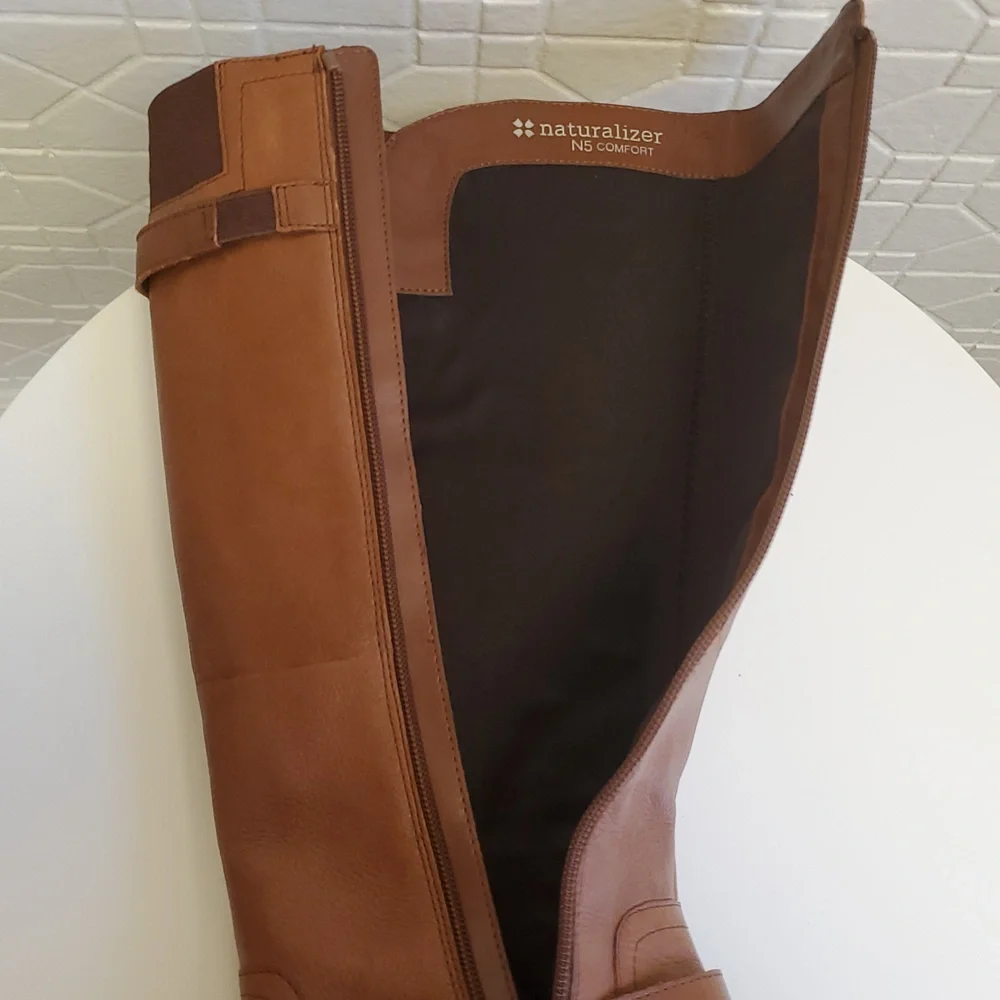 Naturalizer Brown Tall Riding Boots